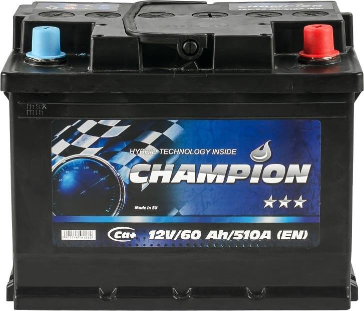 Акція на Champion 6СТ-60 АзЕ Euro Black (CHB60-0) від Stylus