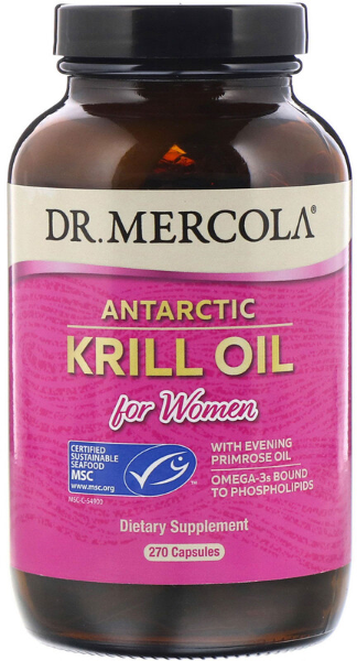 

Dr. Mercola Antarctic Krill Oil for Women 270 Capsules (MCL-01029)