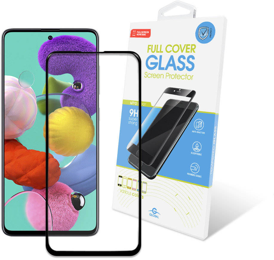 

Global Tempered Glass Full Glue Black for Samsung A515 Galaxy A51