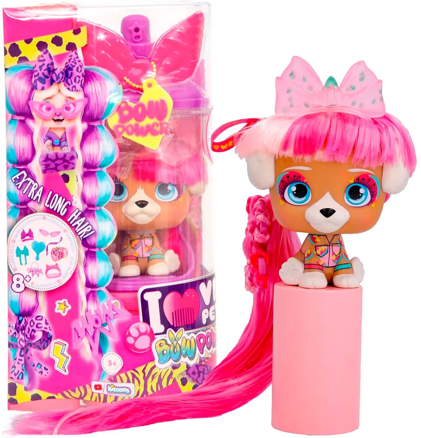 Акція на Игровой набор Imc Vip Pets S6 Bow Power Модный любимец Джульетта (714786) від Stylus