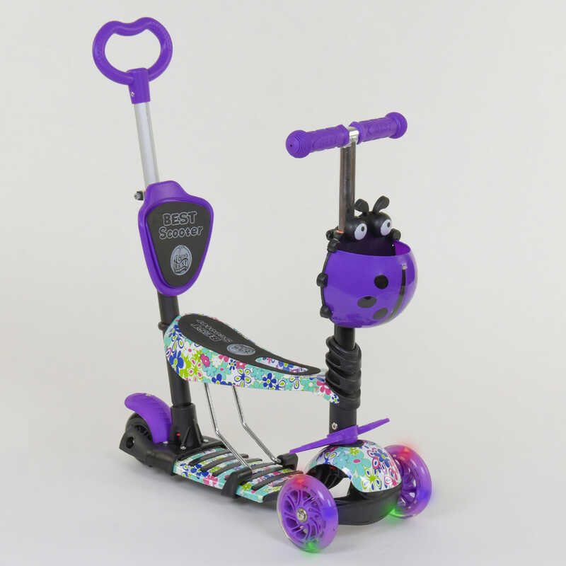 

Самокат 5в1 Best Scooter (PU колеса с подстветкой) Абстракция Multicolor (84216)