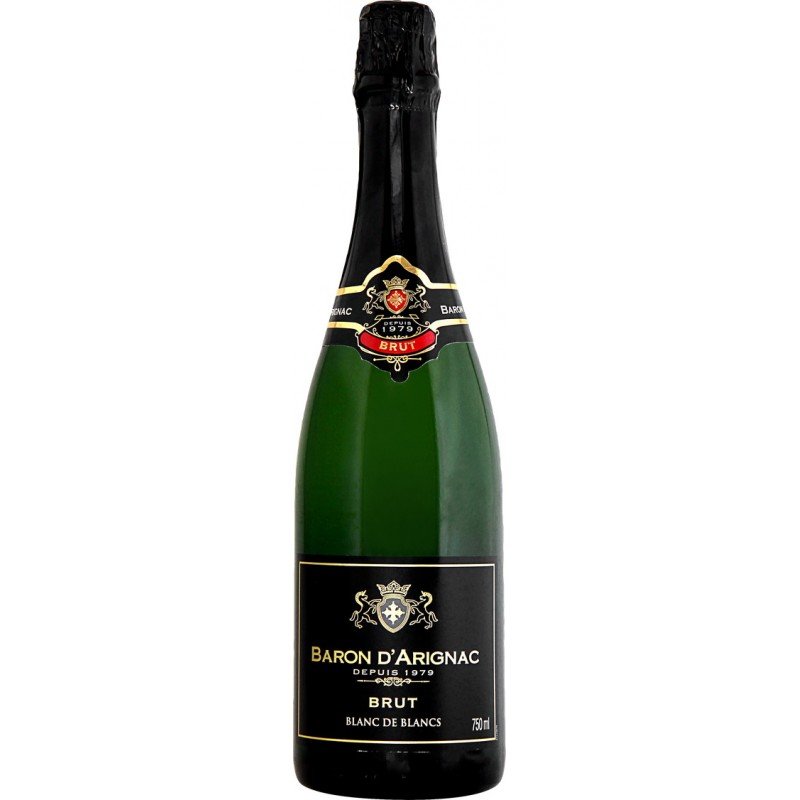 Акція на Вино игристое Baron d'Arignac Brut Blanc de Blancs (0,75 л) (BW27762) від Stylus