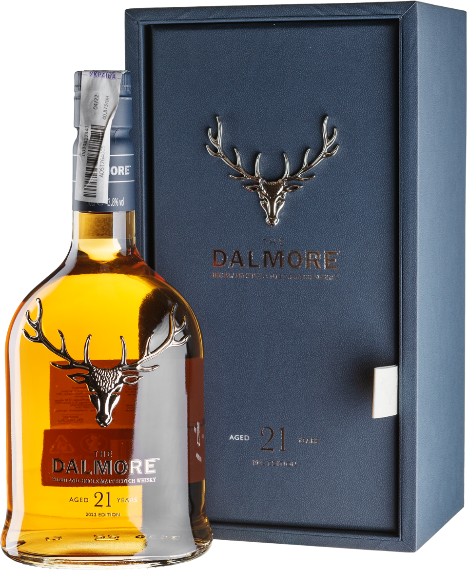 Акція на Виски Dalmore 21YO, 0.7л 43.8%, в подарочной упаковке (BWR8222) від Stylus