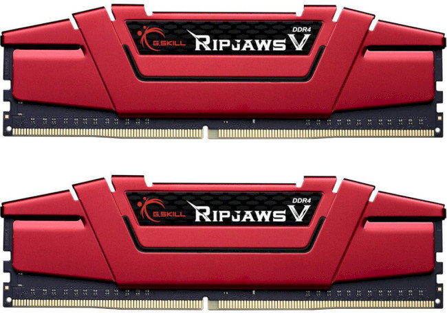 

G.Skill 16 Gb (2x8GB) DDR4 2666 MHz Ripjaws V (F4-2666C19D-16GVR)