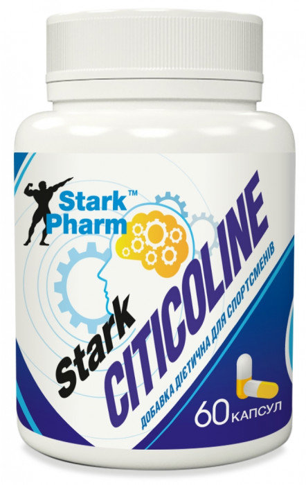 Акція на Stark Pharm Stark Citicoline 250 mg Цитиколин 60 капсул від Stylus