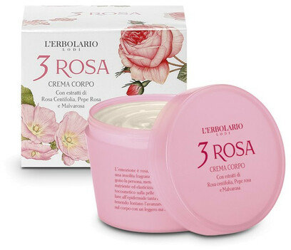 Акція на L'Erbolario 3 Rosa Crema Per il Corpo Крем для тела 200 ml від Stylus