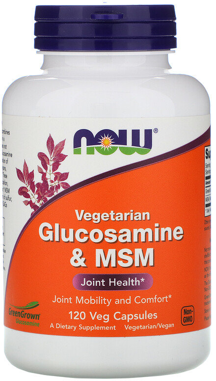 Акція на Now Foods Vegetarian Glucosamine & MSM, 120 Veg Capsules (NF3130) від Stylus