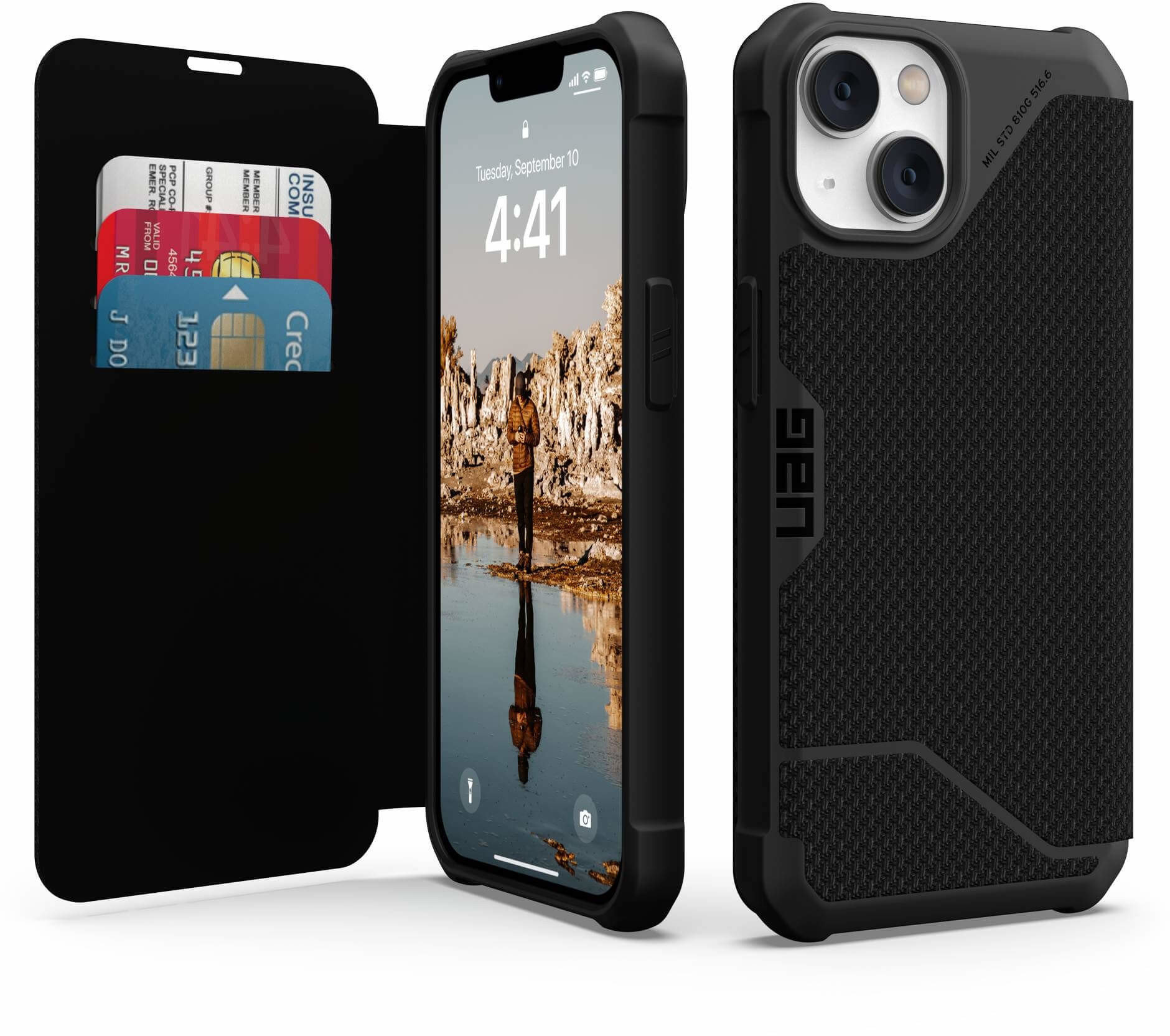 

Urban Armor Gear Uag Metropolis Kevlar Black (114044113940) для iPhone 14