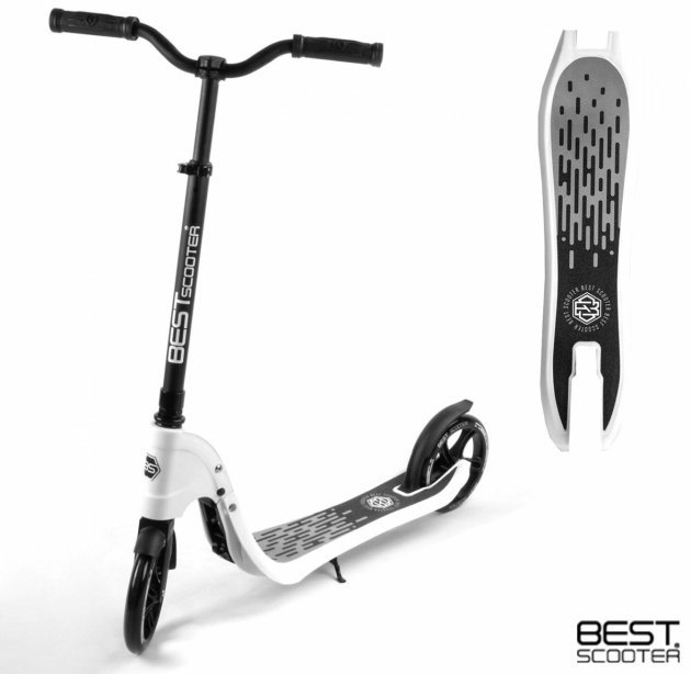 Акція на Самокат алюминиевый Best Scooter белый (52753) від Stylus