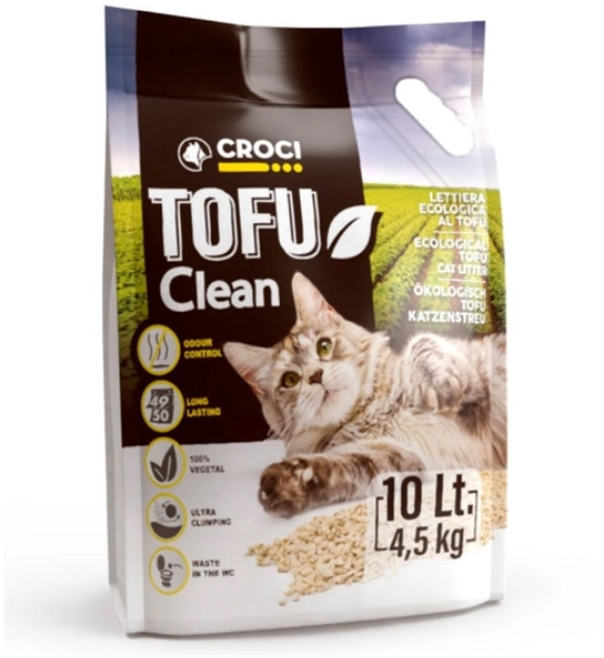 Акція на Наповнювач для котячого туалету Croci Tofu Clean 10 л (8023222138124) від Y.UA