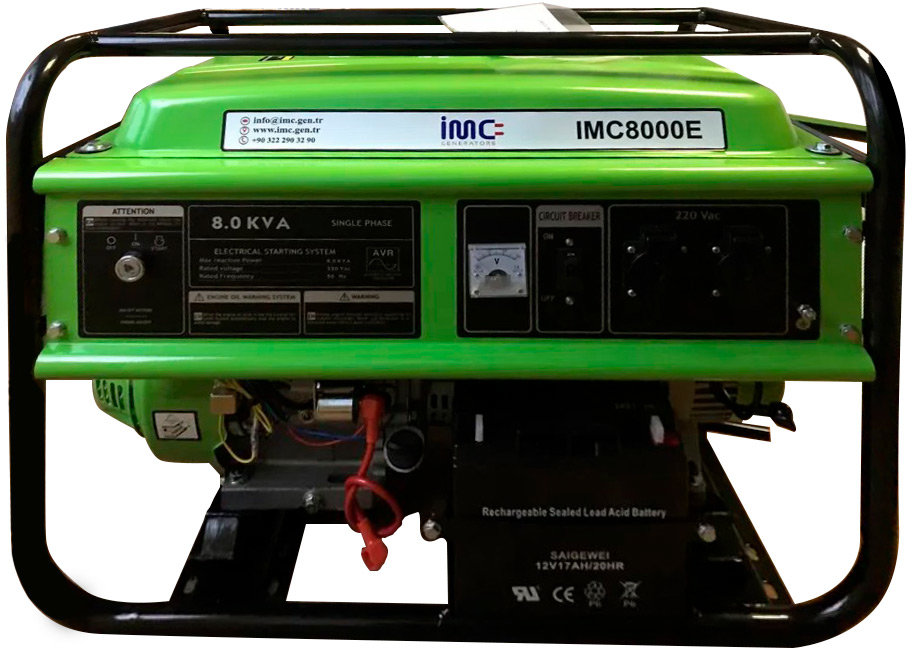 

Генератор бензиновый Imc 12KVA/9,6кВт