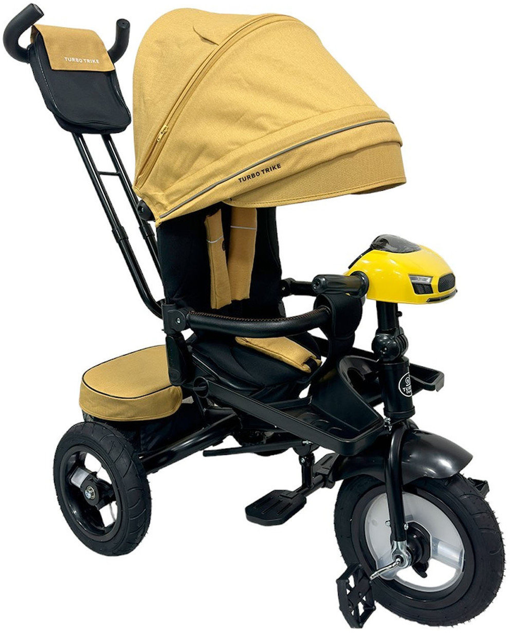 Акція на Велосипед детский трехколесный TurboTrike желтый (MT 1007-10) від Stylus