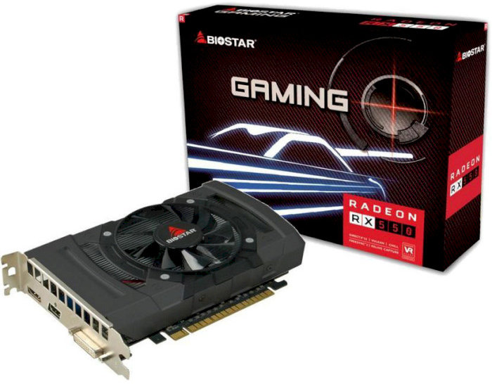 

Biostar Radeon Rx 550 Gaming 4 Gb (VA5505RF41-TBHRA-BS2)