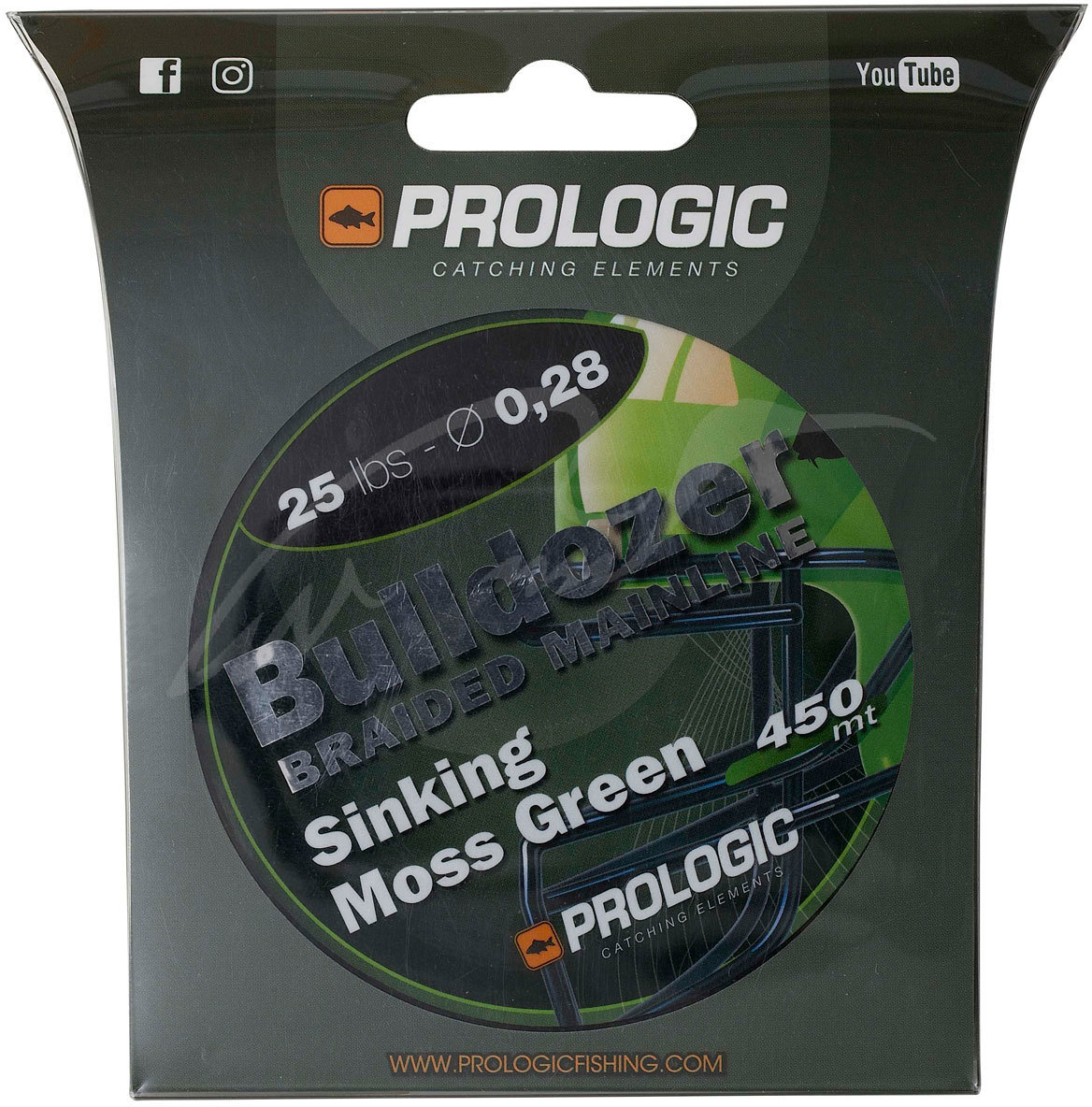 

Шнур Prologic Bulldozer Braid 450m (Camo Green) 0.28mm 25lb / 11.3kg (1846.12.41)