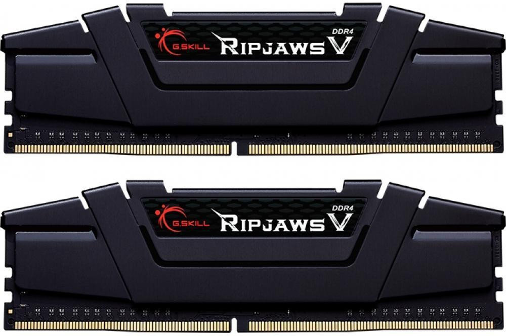 

G.Skill 64 Gb (2x32GB) DDR4 2666 MHz Ripjaws V Classic Black (F4-2666C18D-64GVK)