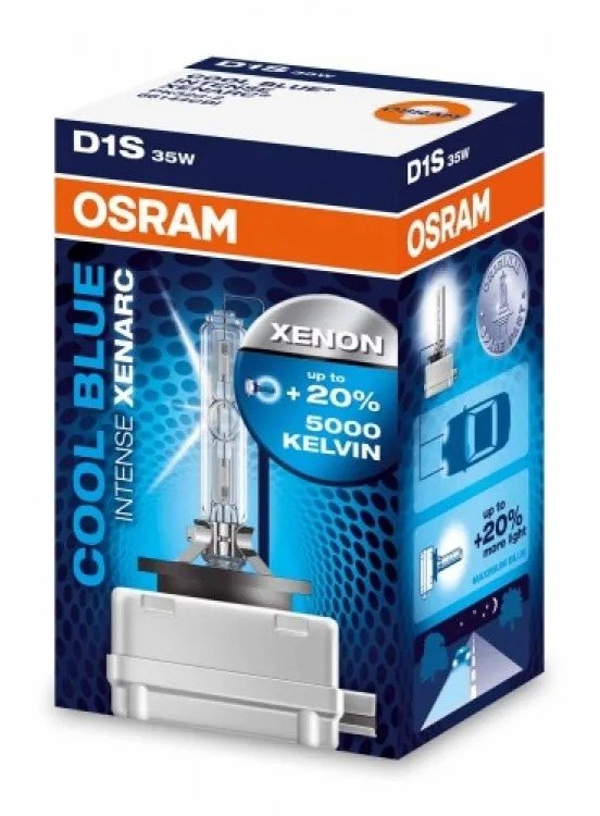 Акція на Лампа ксеноновая Osram D1S 66140CBI Cool Blue Intense +20 від Stylus