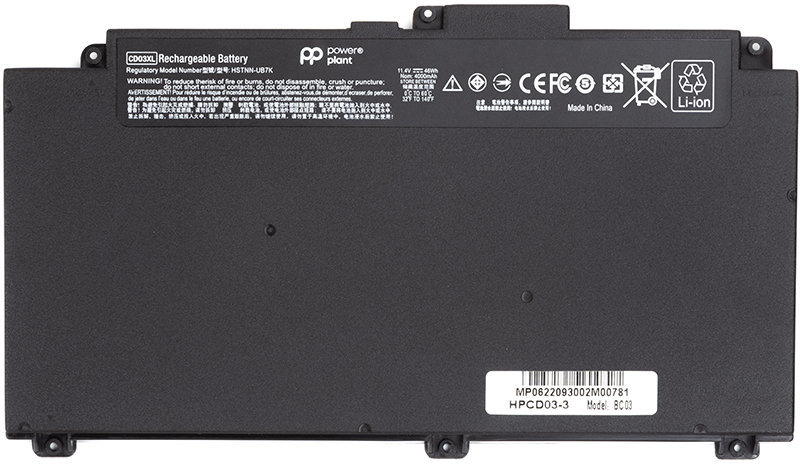 

PowerPlant Hp ProBook 640 (CD03XL) 11.4V 4000mAh (NB461929)