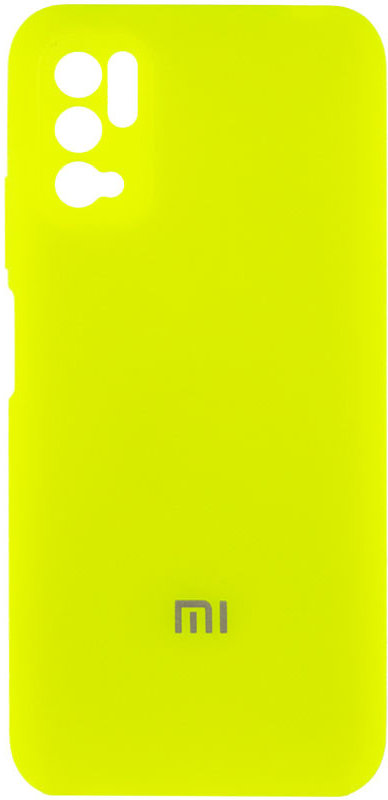 

Mobile Case Silicone Cover Shield Camera Neon Green for Xiaomi Redmi Note 10 5G / Poco M3 Pro / Poco M3 Pro 5G