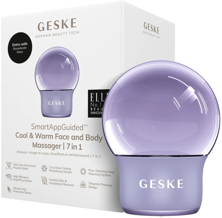 

Geske Cool&Warm Face and Body Massager 7в1 purple