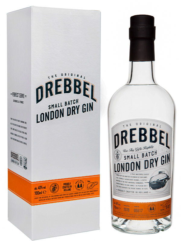 Акція на Джин Drebbel London Dry Gin gift box (WNH8712436141716) від Stylus