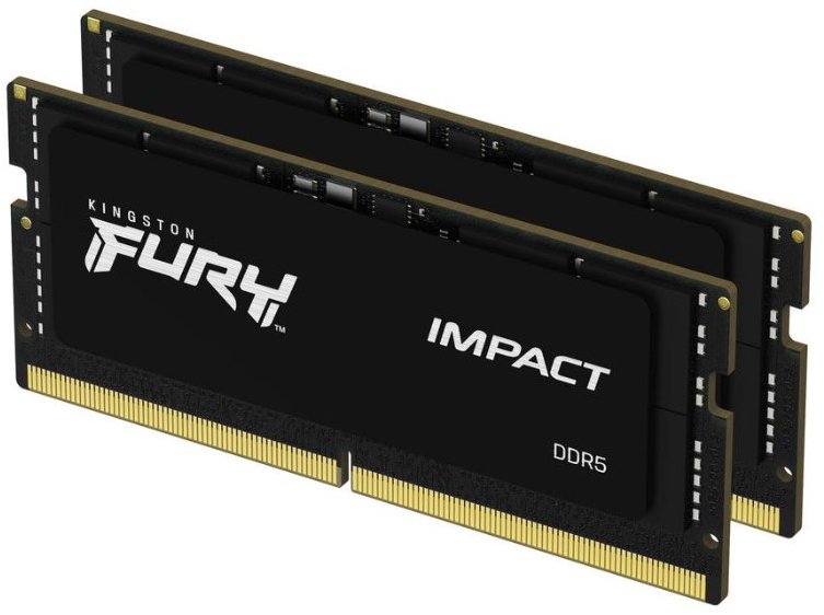 Акція на Kingston Fury 64 Gb (2x32GB) SO-DIMM DDR5 5600 MHz Impact (KF556S40IBK2-64) від Stylus