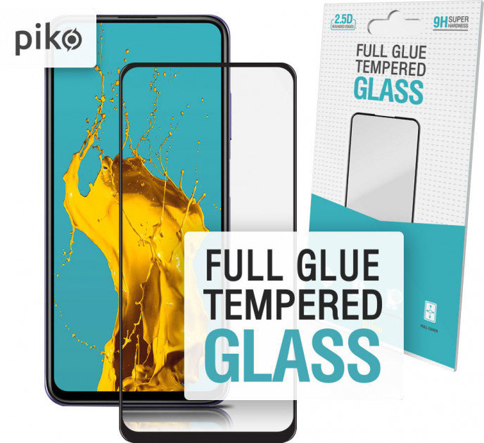 

Piko Tempered Glass Full Glue Black for Xiaomi Redmi Note 9T