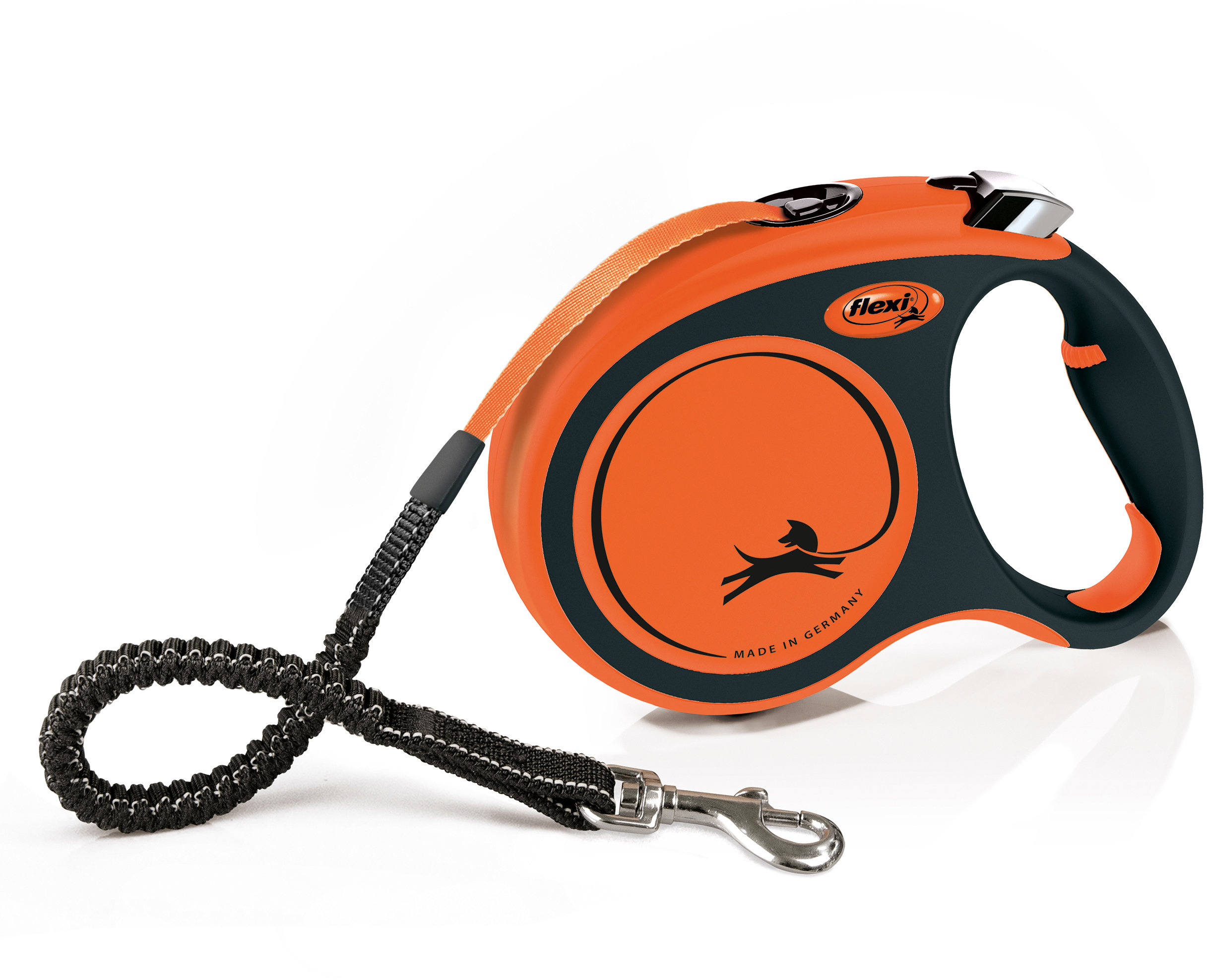Акція на Поводок-рулетка Flexi Xtreme S лента 5 м до 20 кг оранжевый (34200) від Stylus