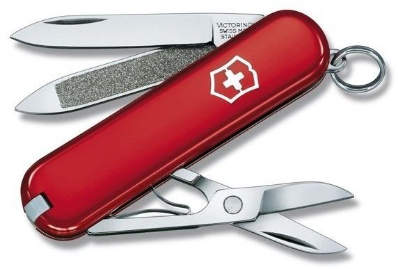 

Victorinox Classic 58мм / 7предметов / червоний (0.6203)