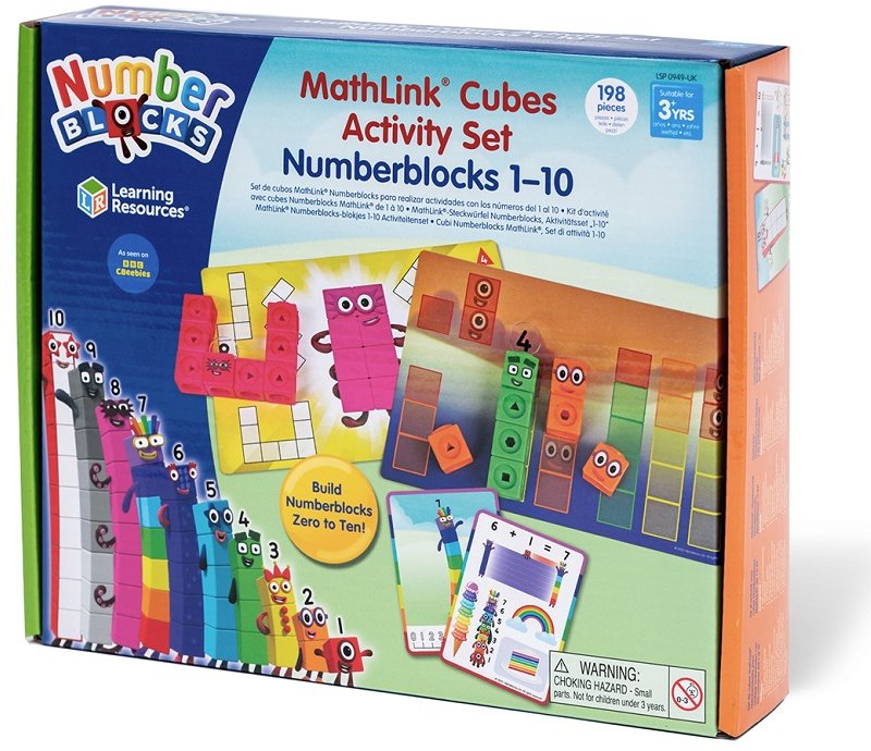 Акція на Навчальний ігровий набір Learning Resources Numberblocks Вчимося рахувати Mathlink® Cubes (LSP0949-UK) від Y.UA