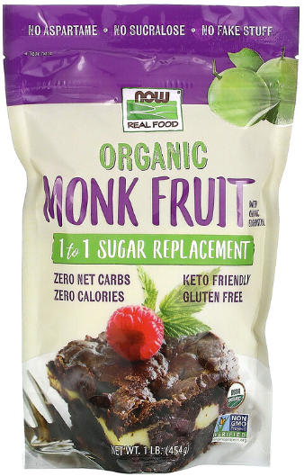 

Now Foods Organic Monk Fruit Екстракт архату замінник цукру 1:1 454 г