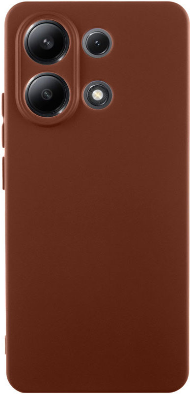 

Lakshmi Case Silicone Cover Full Camera Brown for Xiaomi Redmi Note 13 4G