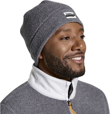 

Шапка мужская Saucony Rested Sherpa Beanie Uni black heather (900030-BKH)