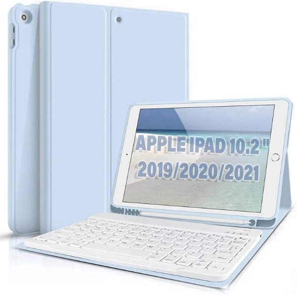 

BeCover Case Smart Keyboard Light Blue for iPad 10.2 2019-2021/iPad Air 2019/Pro 10.5 (711136)