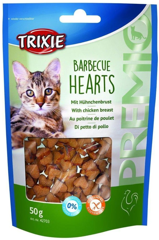 

Лакомство для кошек Trixie Pemio Barbecue Hearts с курицей 50 г (4011905427034)