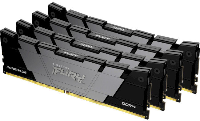 

Kingston Fury 128 Gb (4x32GB) DDR4 3600 MHz Renegade Black (KF436C18RB2K4/128)