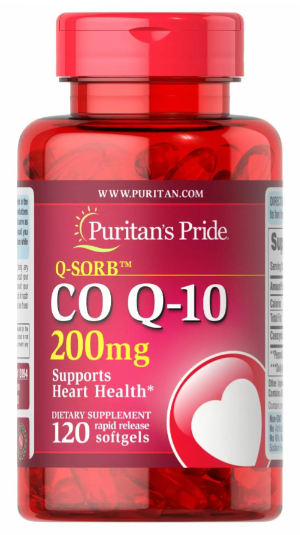 

Puritan's Pride Co Q-10 200 mg Коензим Q10 120 м'яких капсул