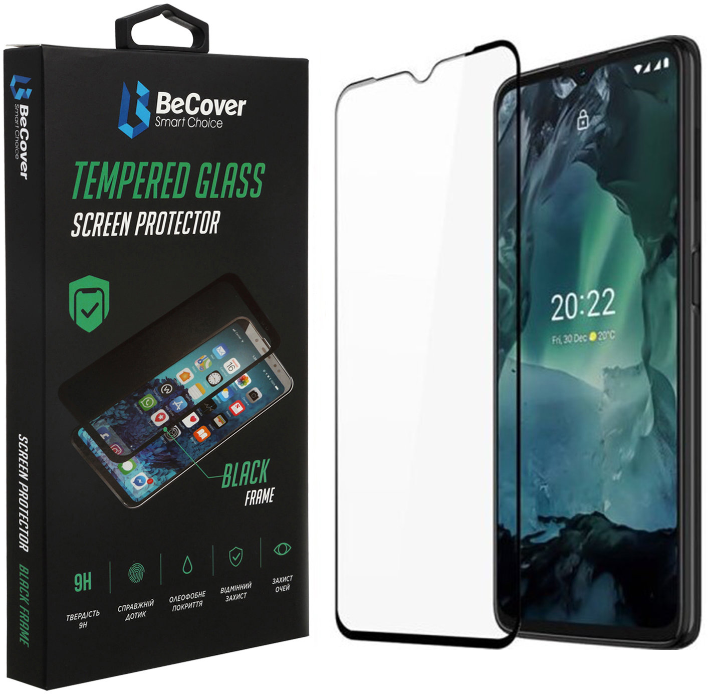 

BeCover Tempered Glass Black for Nokia G21 / G11 (707603)