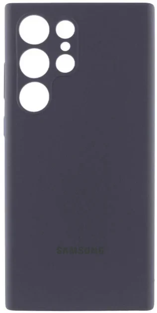 

Lakshmi Premium Silicone Case with Logo Full Camera Dark Gray for Samsung S928 Galaxy S24 Ultra