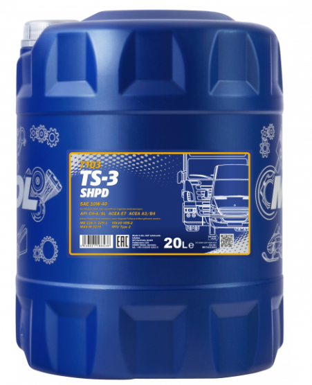 Акція на Моторна мінеральна олія Mannol TS-3 Shpd 10W-40. 20л (MN7103-20) від Y.UA