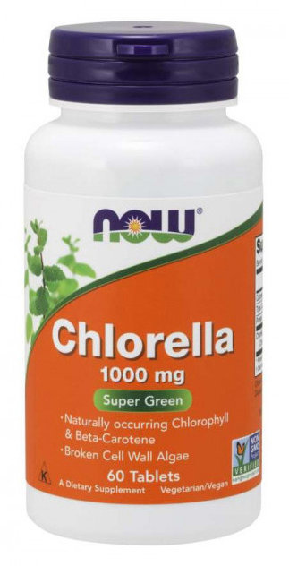 

Now Foods Chlorella 1000 mg, 60 Tablets