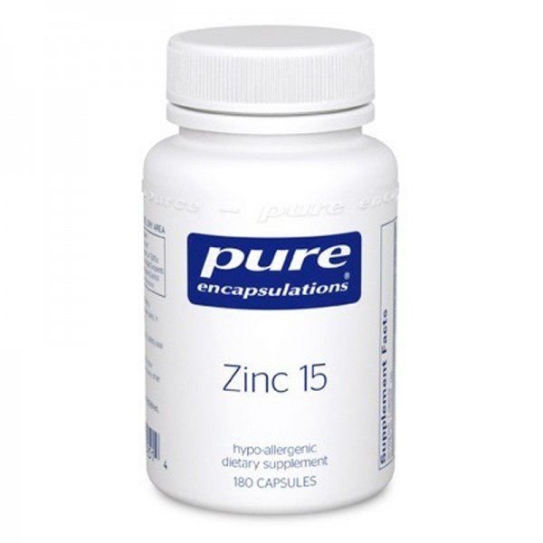 Акція на Pure Encapsulations Zinc 15 mg 180 caps Цинк (PE-00251) від Stylus