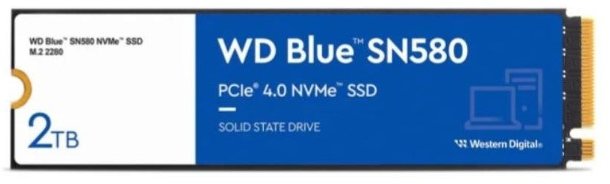 Акція на Wd Blue SN580 2 Tb (WDS200T3B0E) від Y.UA