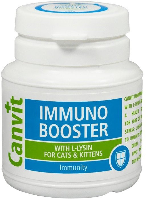 Акція на Кормовая добавка Canvit Immuno Booster for cats для поддержания иммунитета для кошек и котят 30 г (can53048) від Stylus