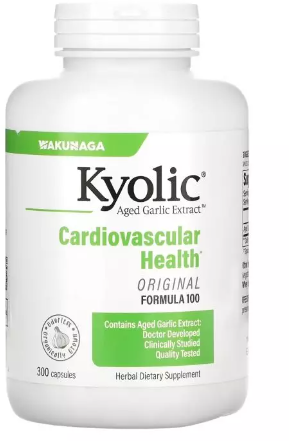 Акція на Kyolic Aged Garlic Extract Cardiovascular Health Original Formula 100 Экстракт выдержанного чеснока 300 капсул від Stylus