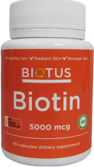 

Biotus Biotin 5000 mkg Биотин 60 Капсул