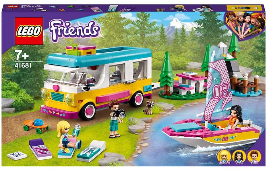 

Lego Friends Лесной дом на колесах и парусная лодка (41681)