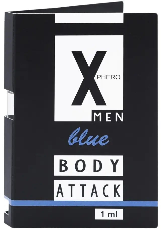 

Духи с феромонами для мужчин Aurora X phero Men Blue Body Attack, 1 ml