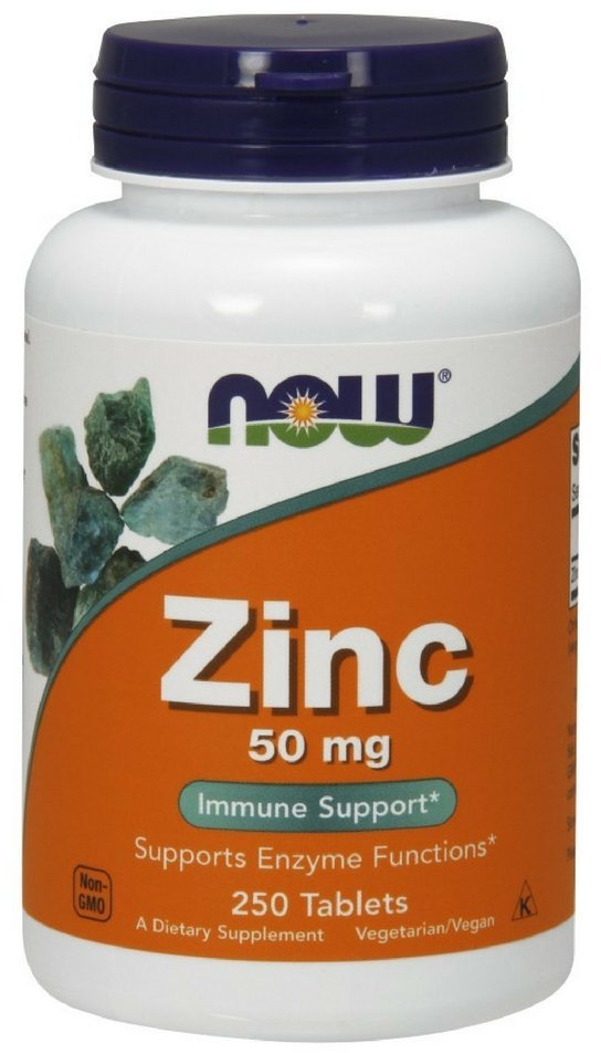 Акція на Now Foods Zinc Gluconate 50 mg 250 Tabs Цинк глюконат від Stylus