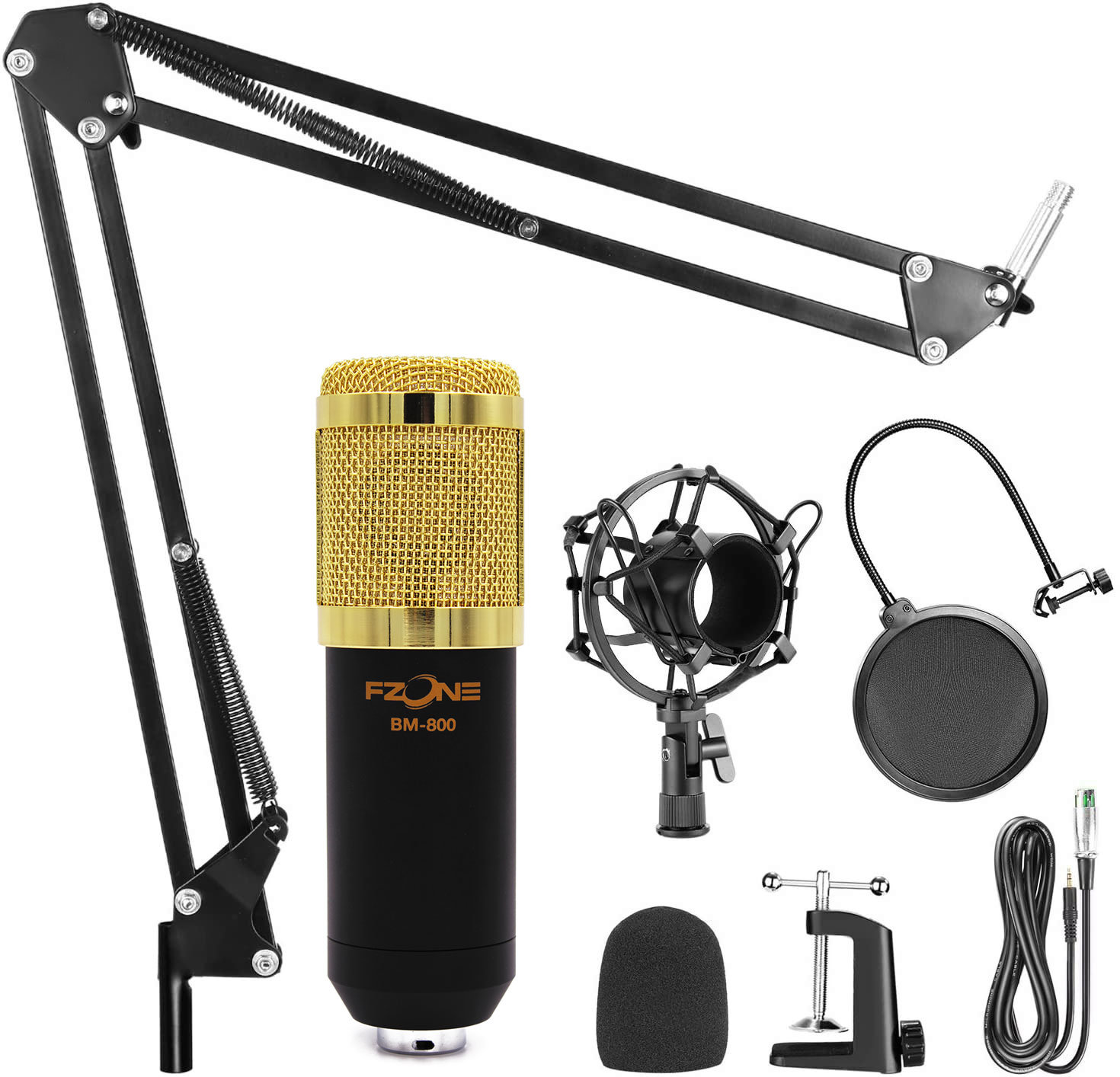 Акція на Микрофон Fzone BM-800 Kit Black від Stylus