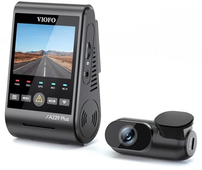 Акція на Viofo A229 Plus 2K + 2К з Gps та камерою заднього виду від Y.UA